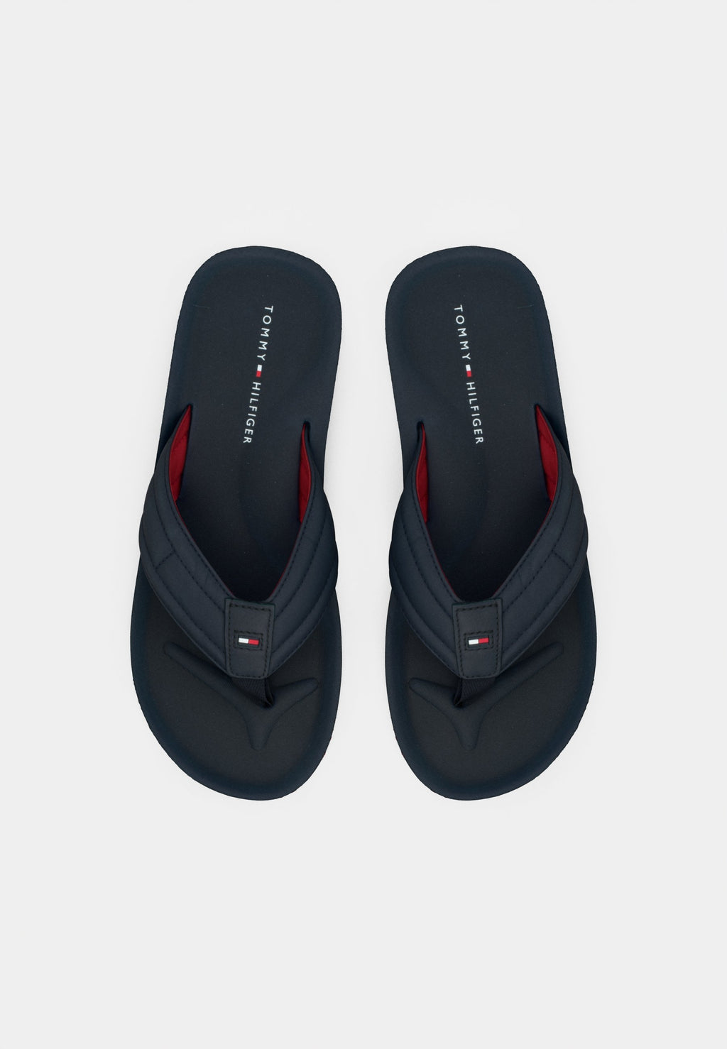 FLAG PADDED STRAP FLIP-FLOPS - T-bar sandals - desert sky