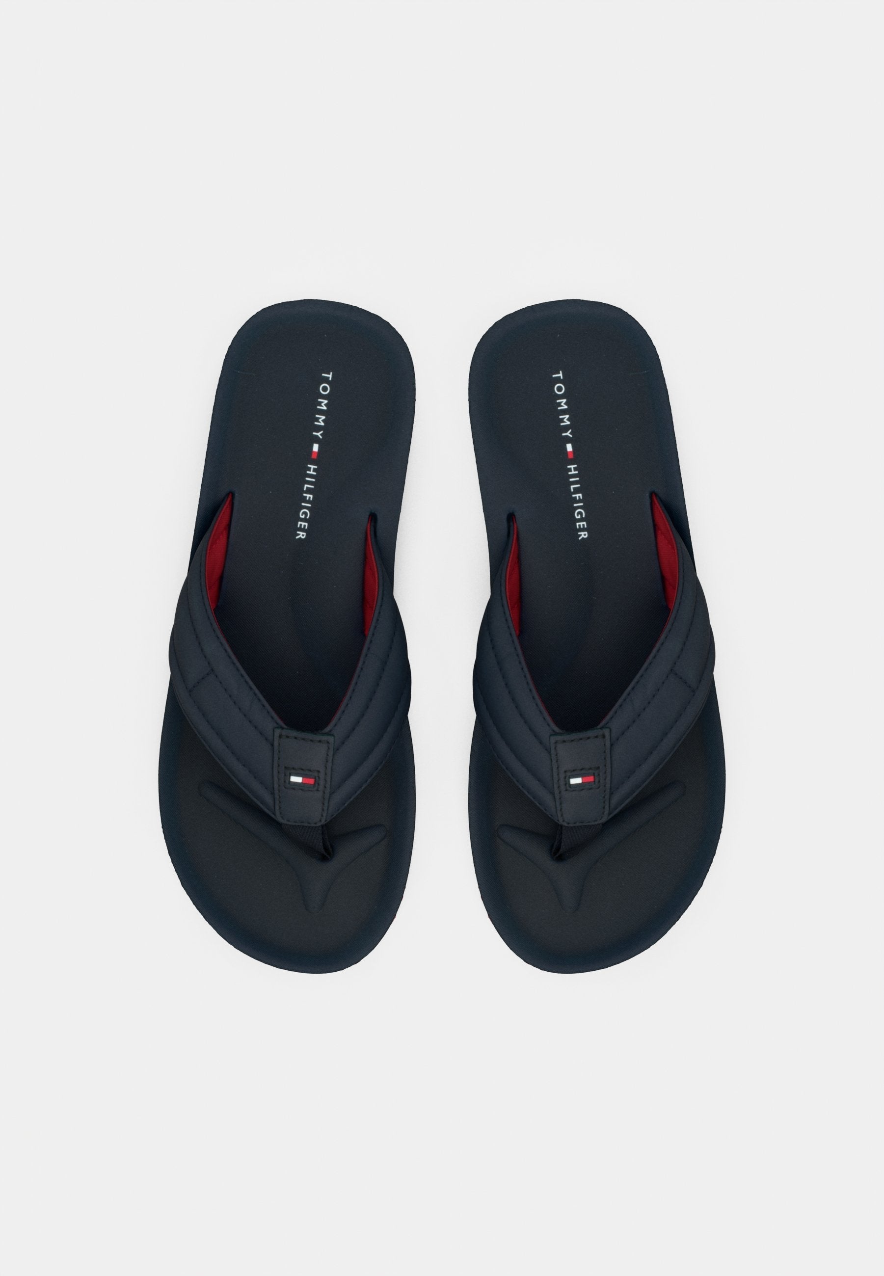 FLAG PADDED STRAP FLIP-FLOPS - T-bar sandals - desert sky