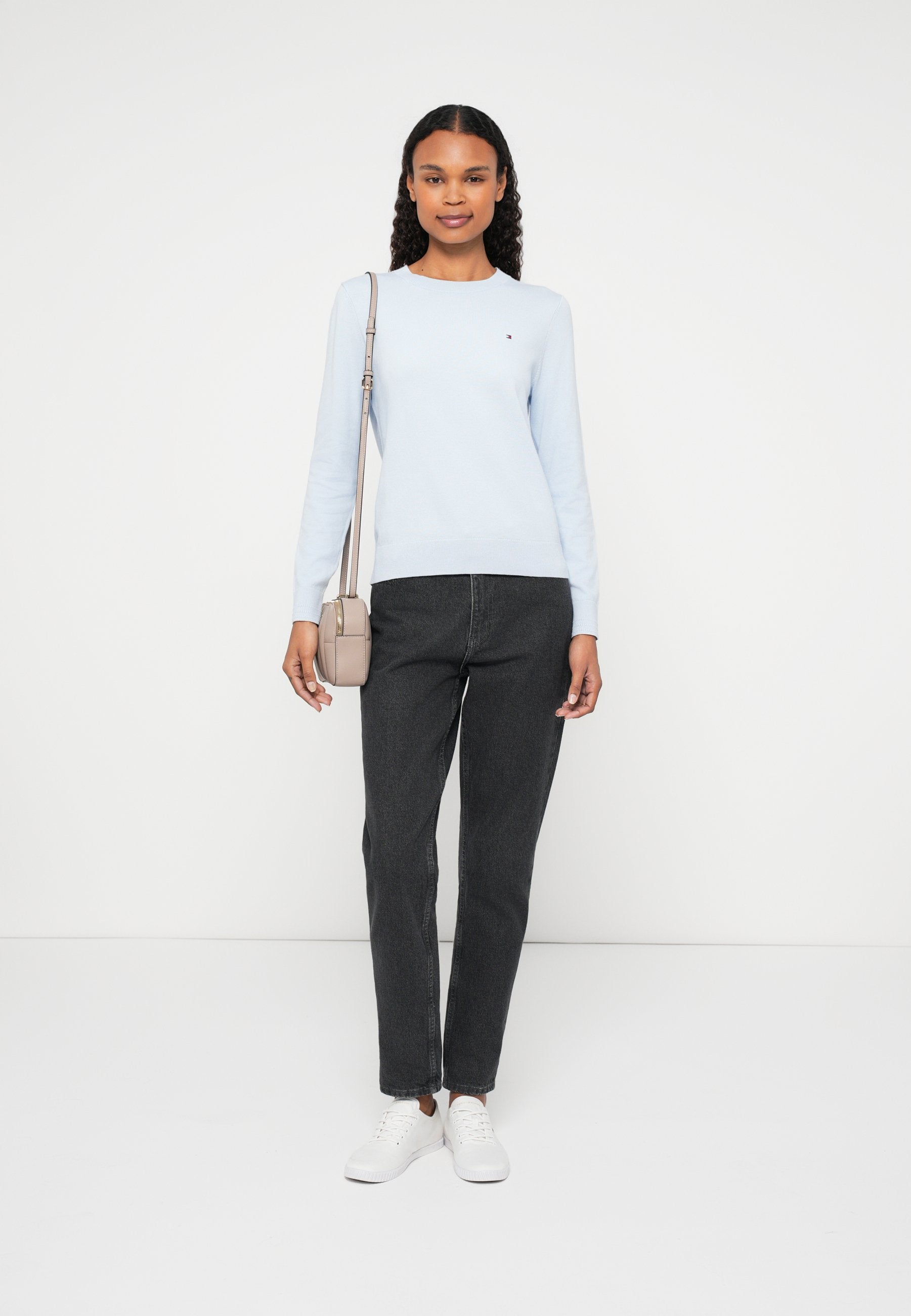 JERSEY CREW NECK JUMPER - Jumper - breezy blue