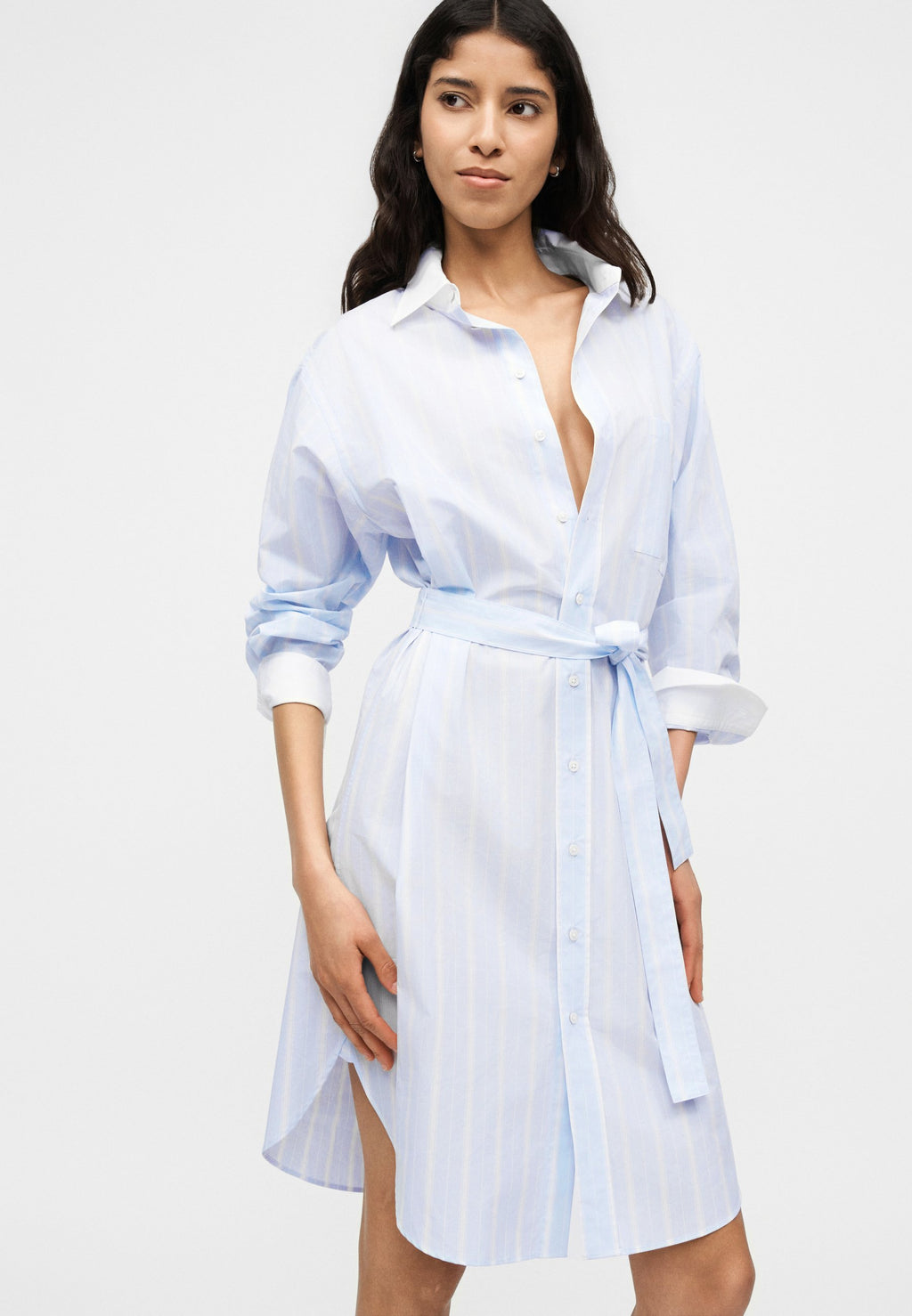 ROBE SAMEDI - Robe chemise - bleu xénon