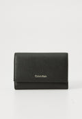 LOGO TRIFOLD ZIP POCKET - Wallet - black/toasted coconut