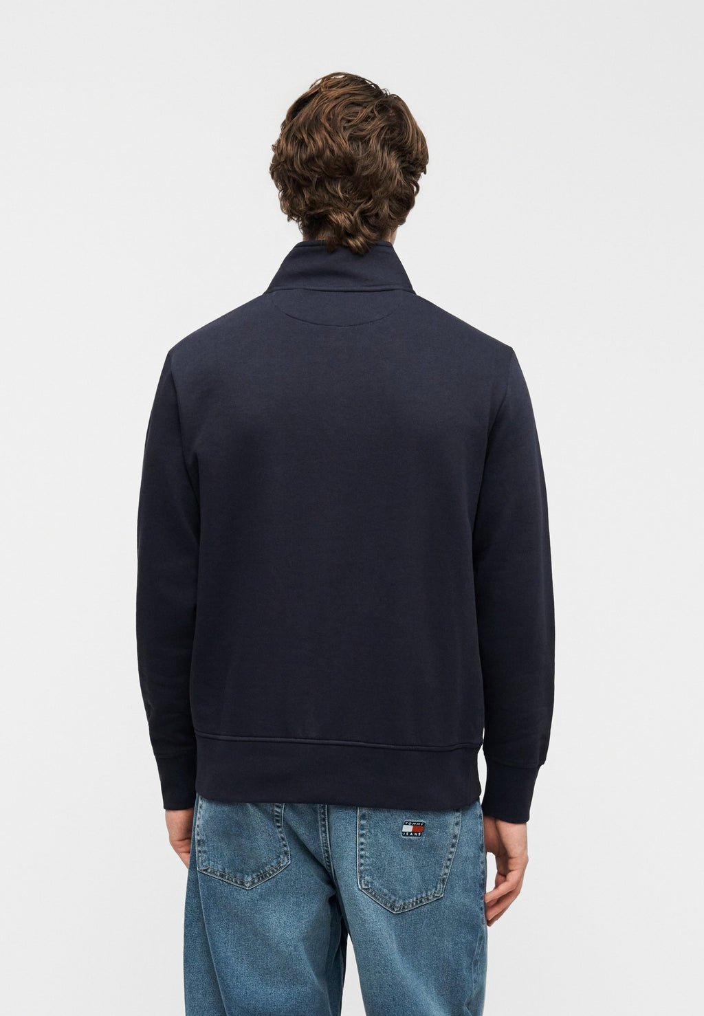 GRAPHIC HALF ZIP - Sweatshirt - evening blue