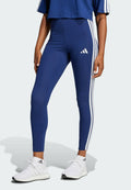 ESSENTIALS 3 STRIPES - Leggings - dark blue white