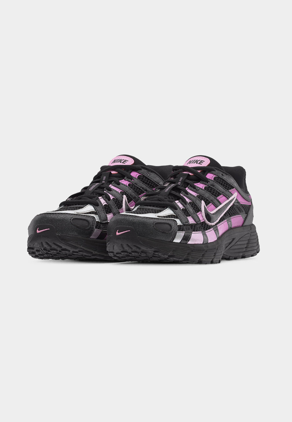 P 6000 SE UNISEX - Trainers - black/pink foam/playful pink/white