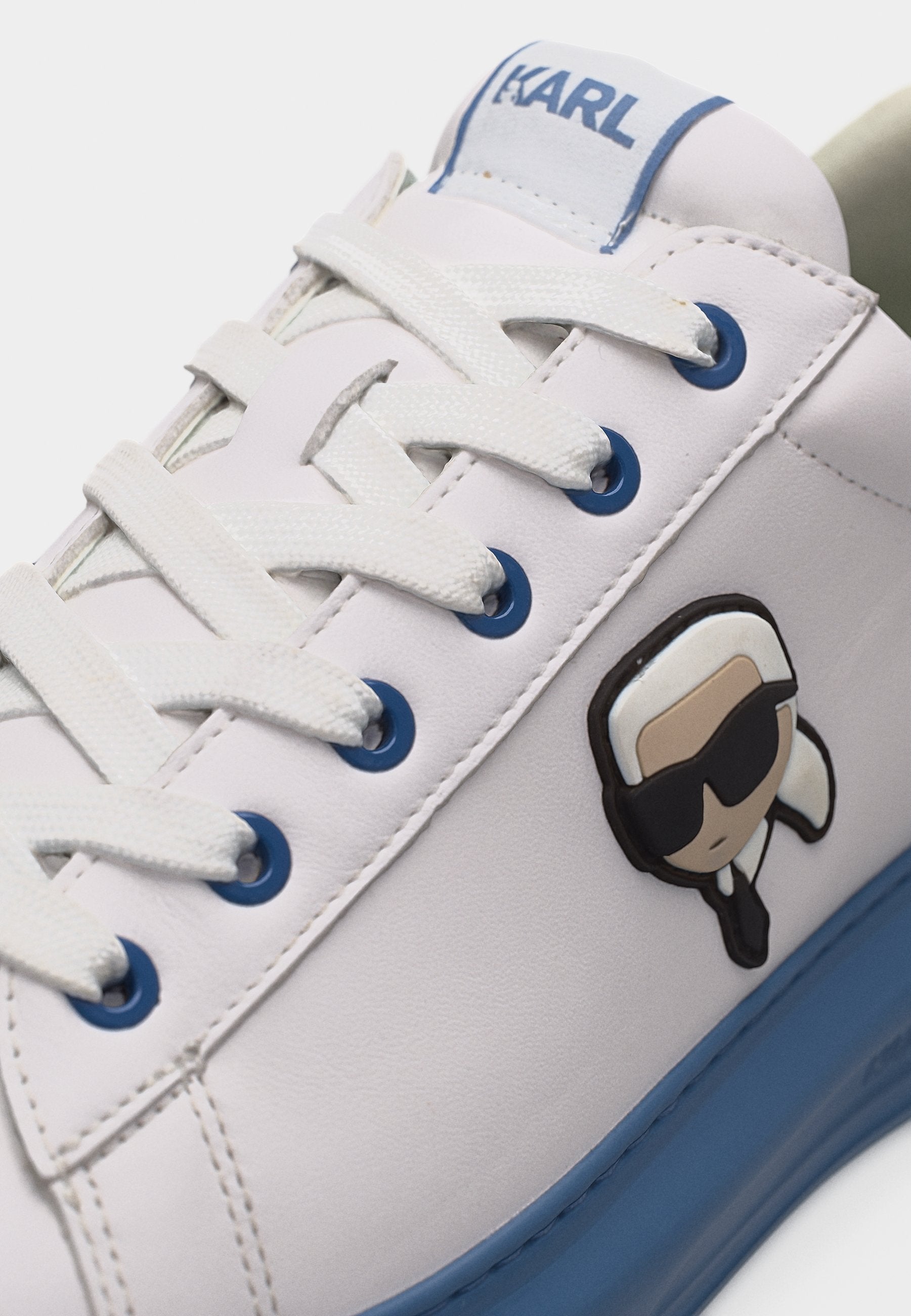 KAPRI MENS LACE - Trainers - white/blue