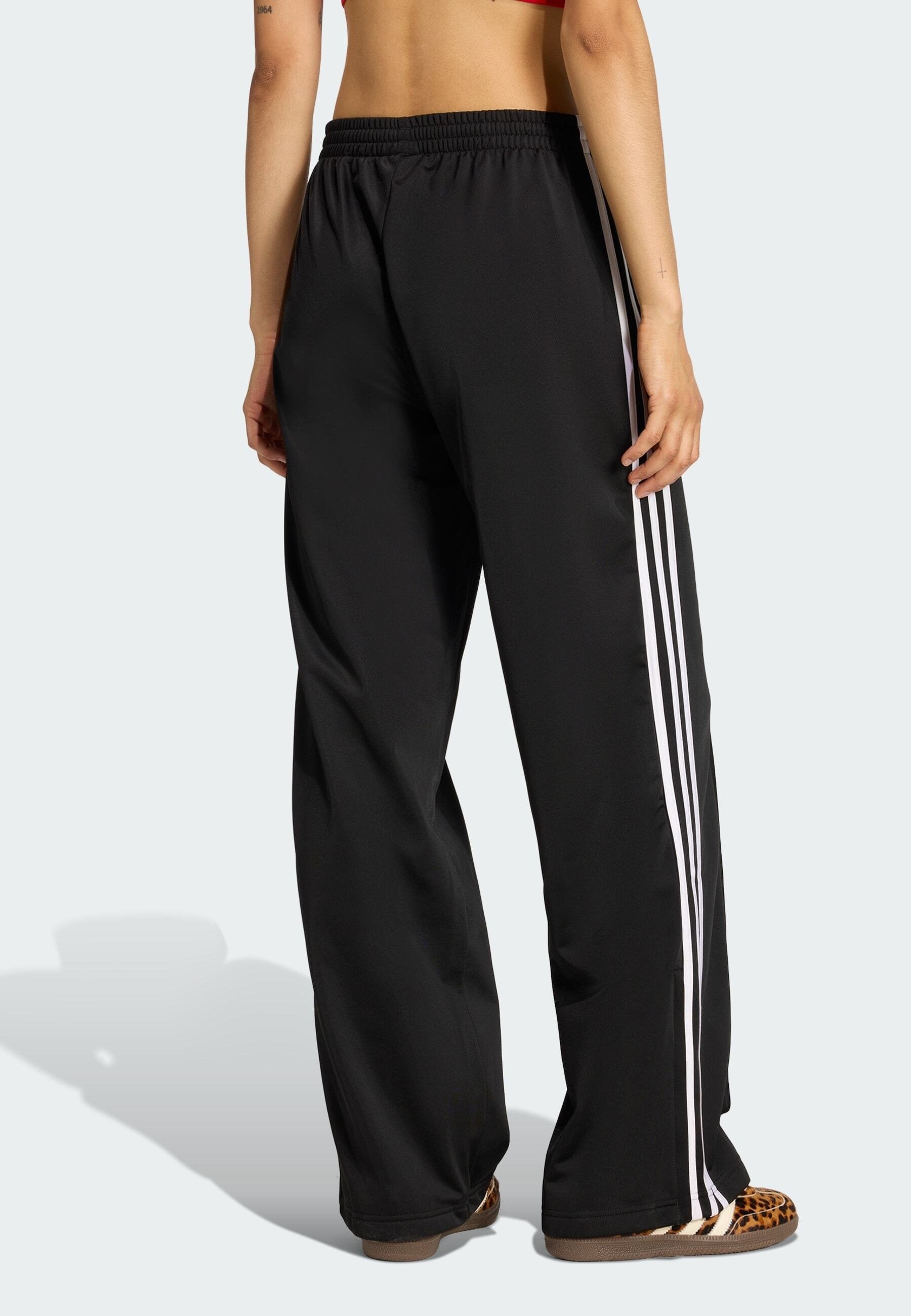FIREBIRD LOOSE TRACKSUIT PANTS - Tracksuit bottoms - black white