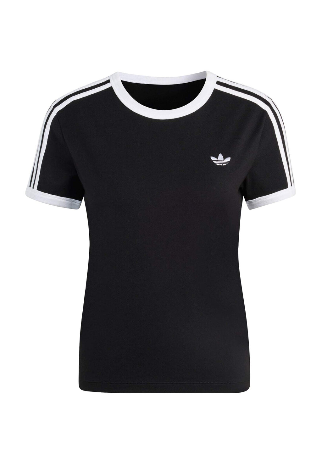 3S TEE SLIM - Print T-shirt - black/white