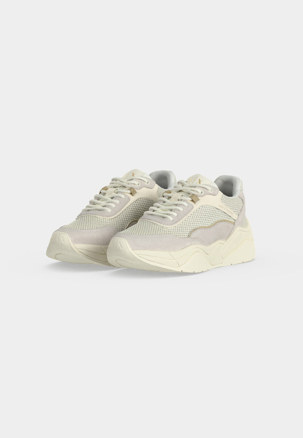 Trainers - white/pale gold-coloured