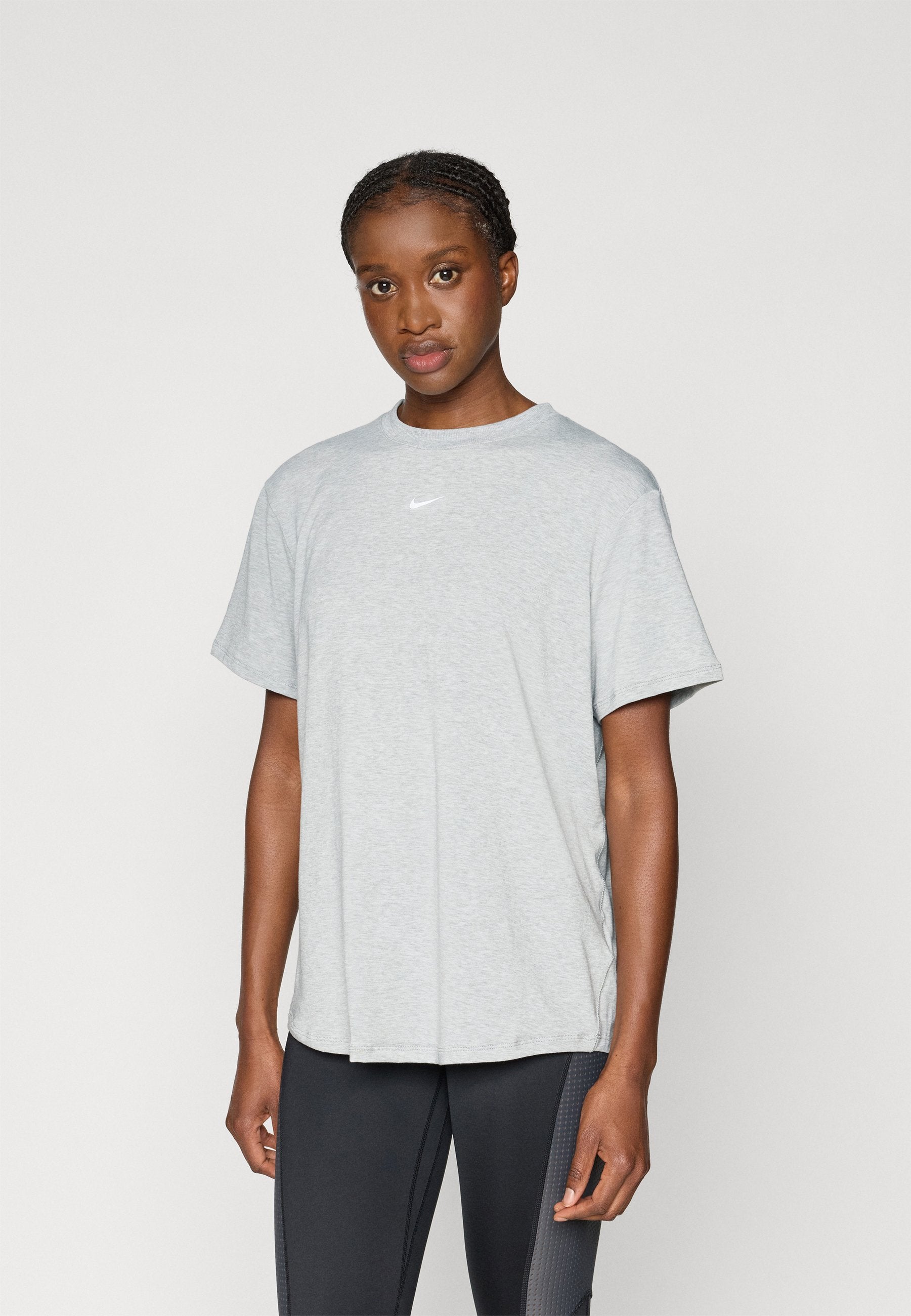ONE RELAXED - Sports T-shirt - smoke grey/heather/white