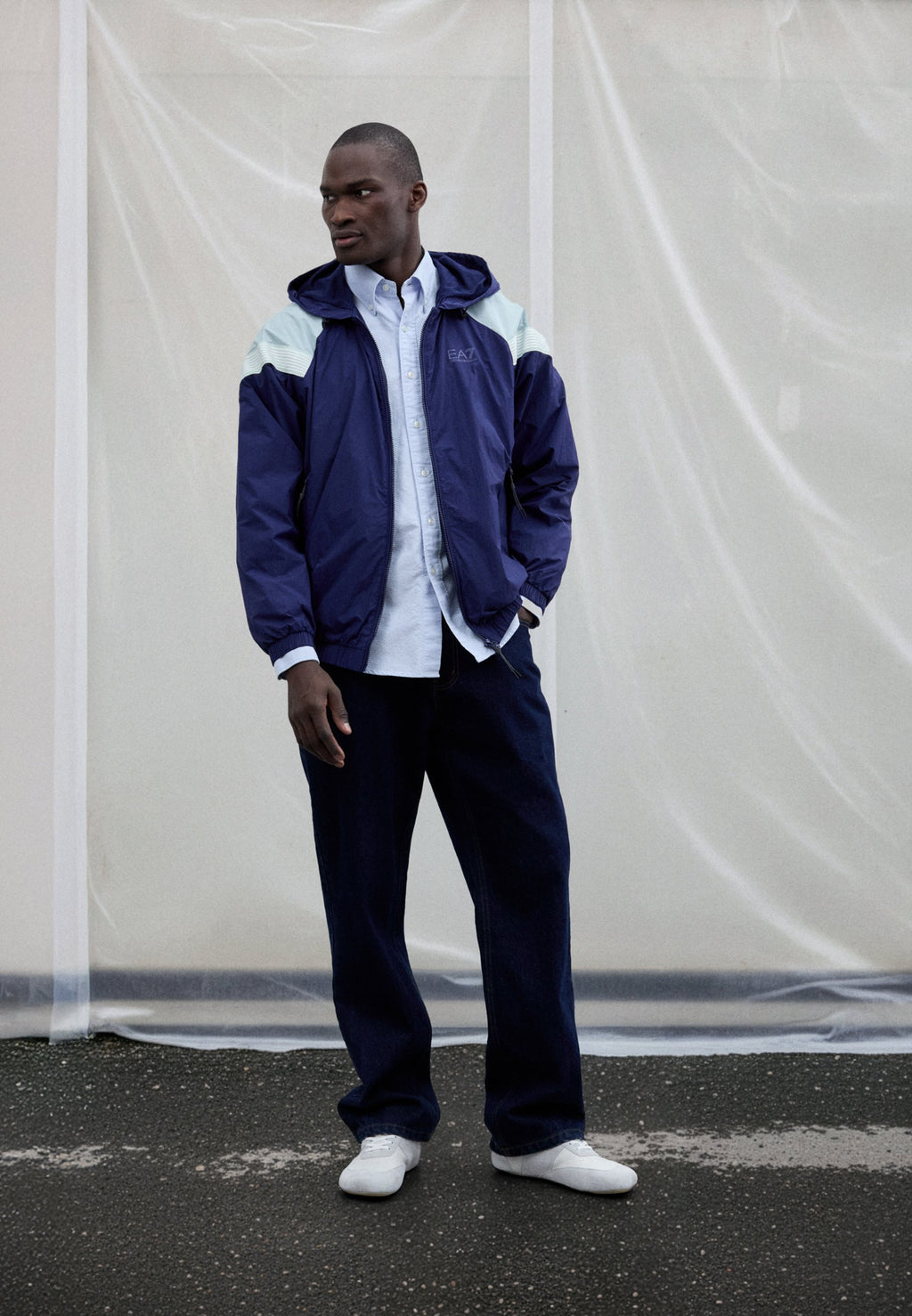 Light jacket - medieval blue