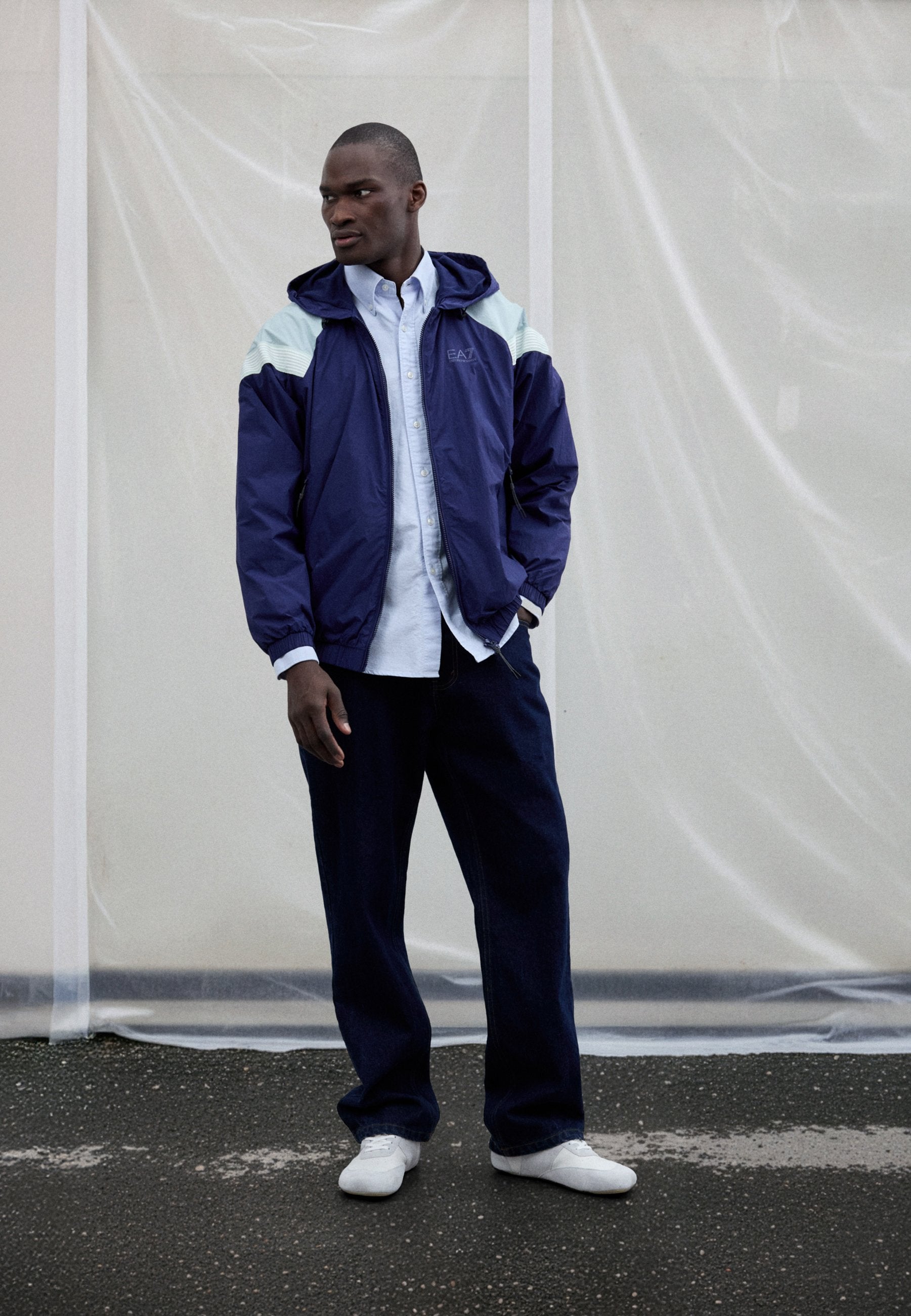 Light jacket - medieval blue