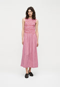 SMOCKING STRIPE MIDI  - Day dress - pink