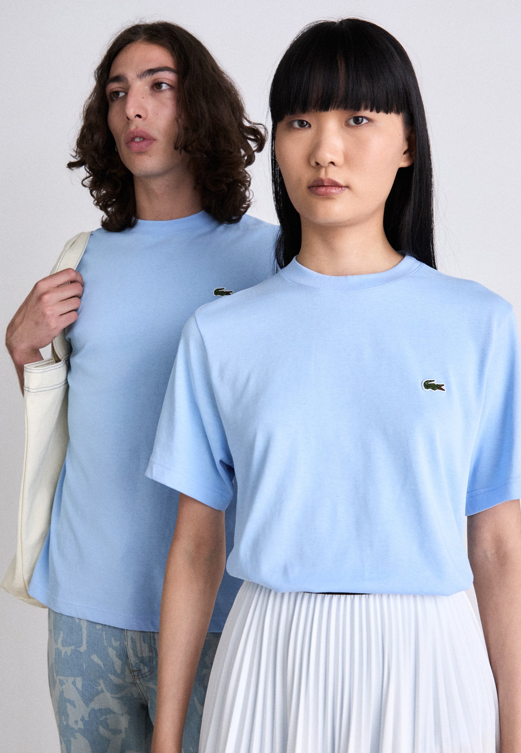 UNISEX - Print T-shirt - light blue
