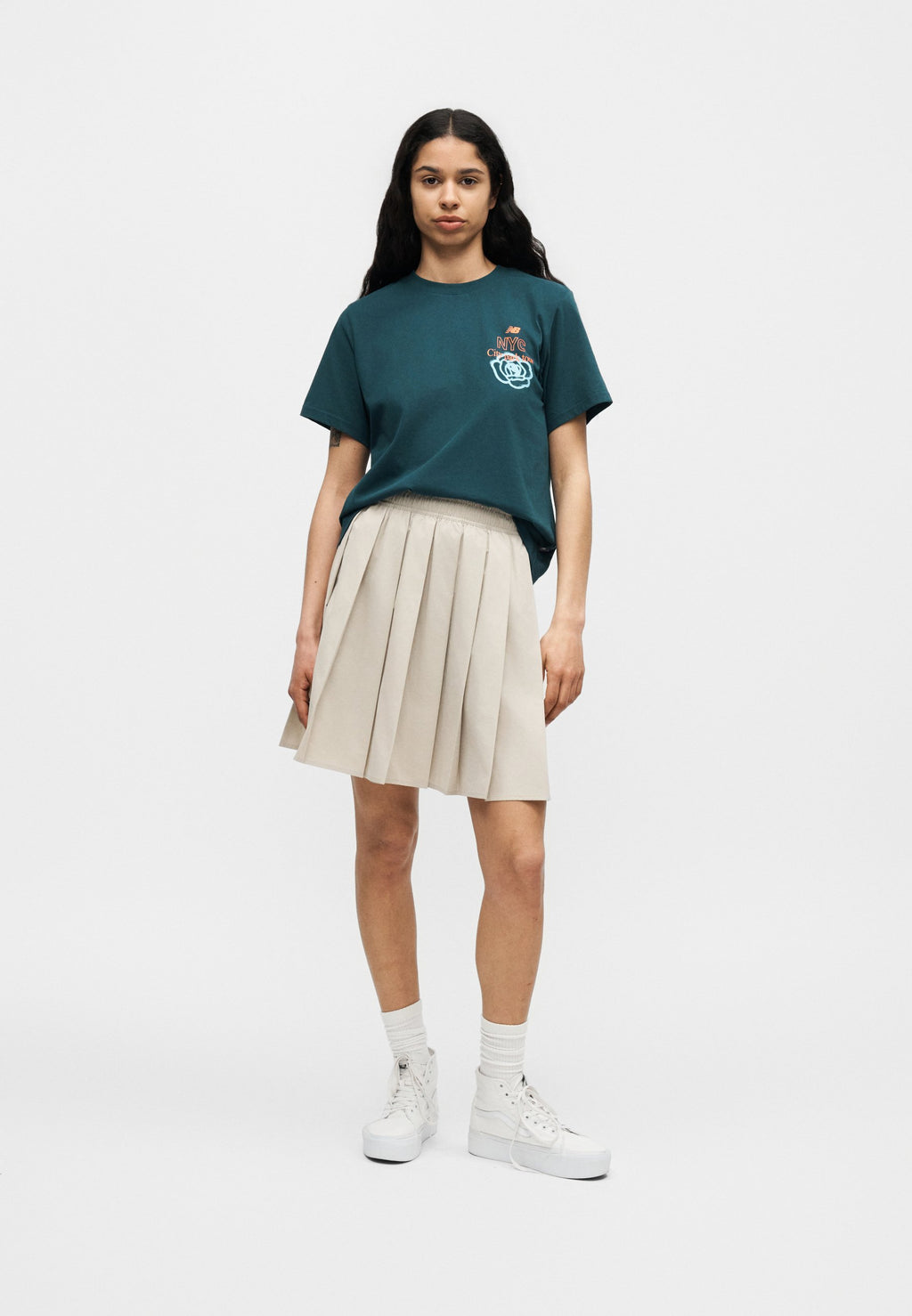 CITY RUN RELAXED - T-shirt imprimé - vert méduse