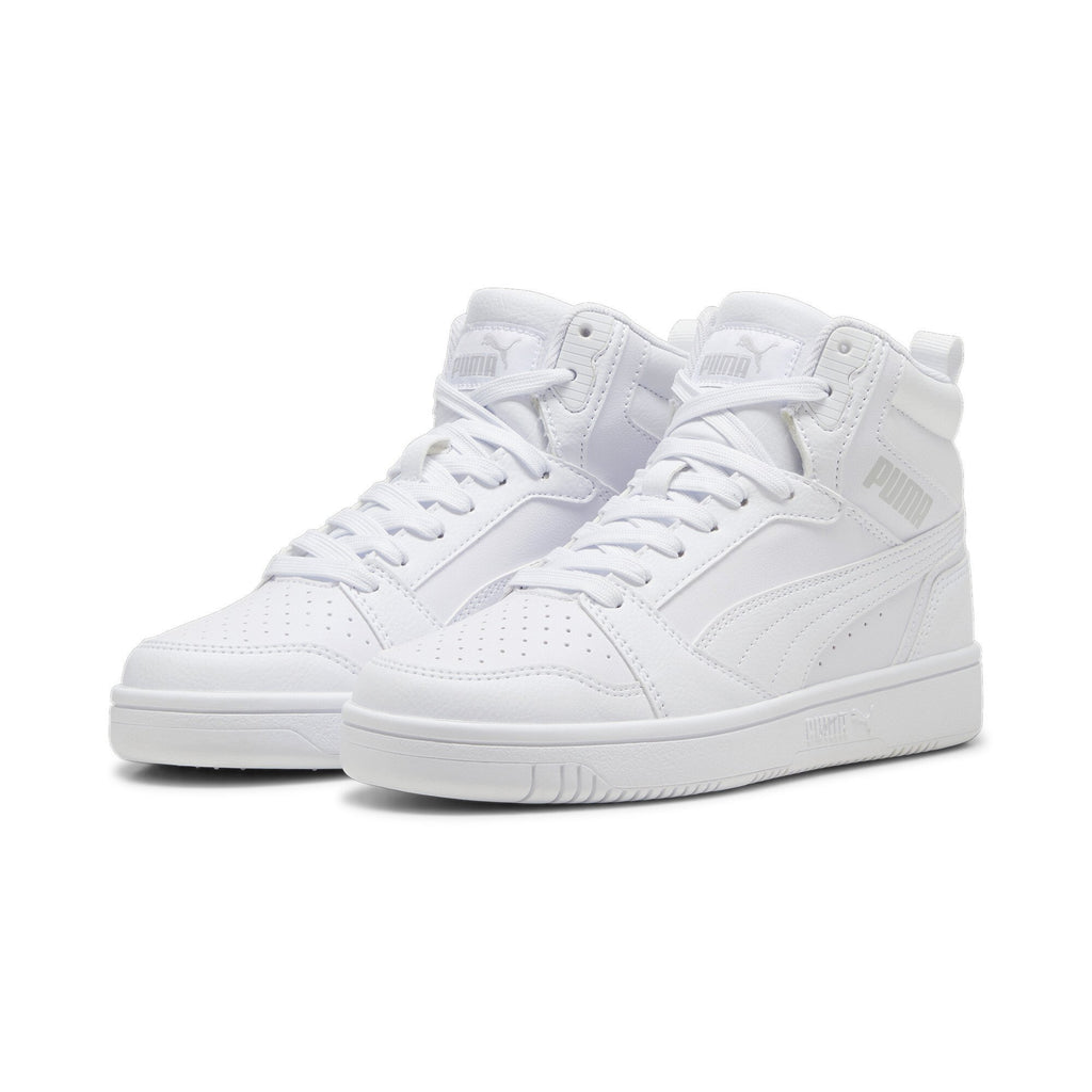 REBOUND V6 MID JR  - High-top trainers - puma white-cool light gray