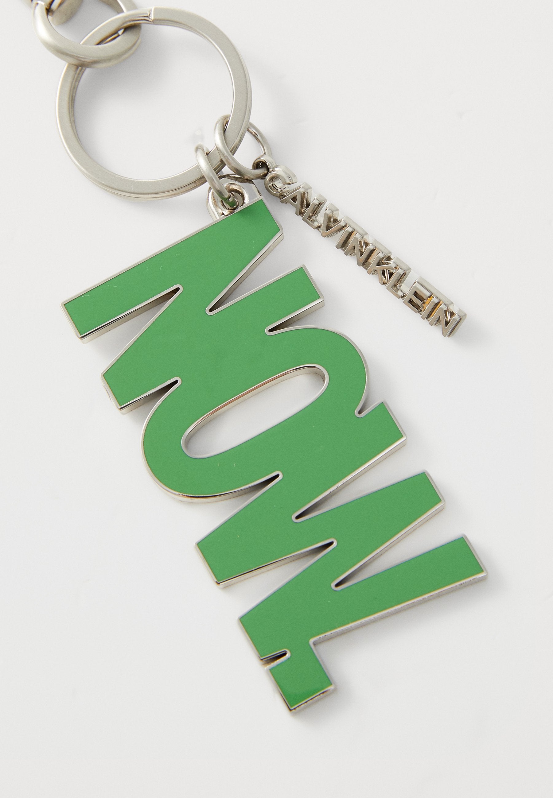 WORD GRAPHIC CAPSULE UNISEX - Keyring - silver-coloured/green