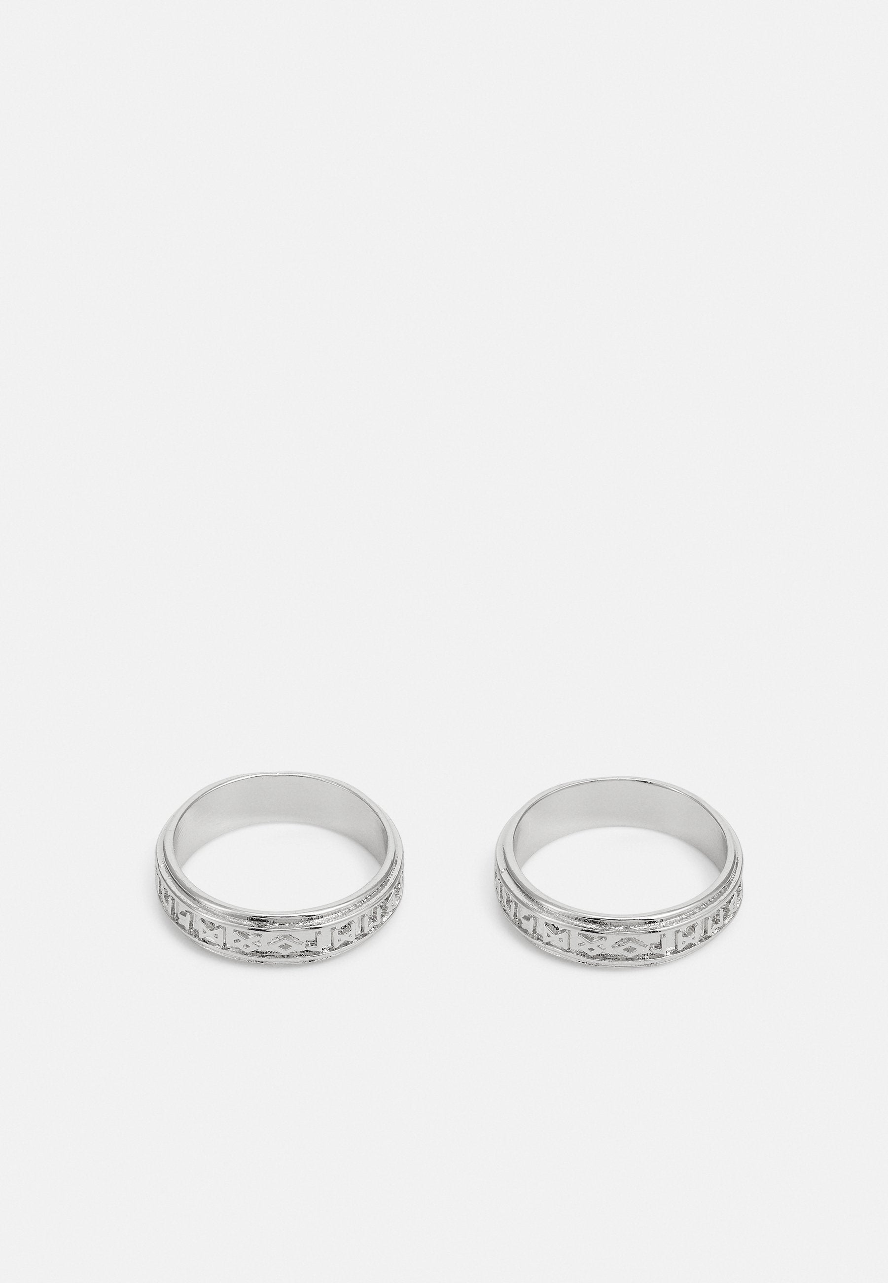 JACROY UNISEX 2 PACK - Ring - silver-coloured