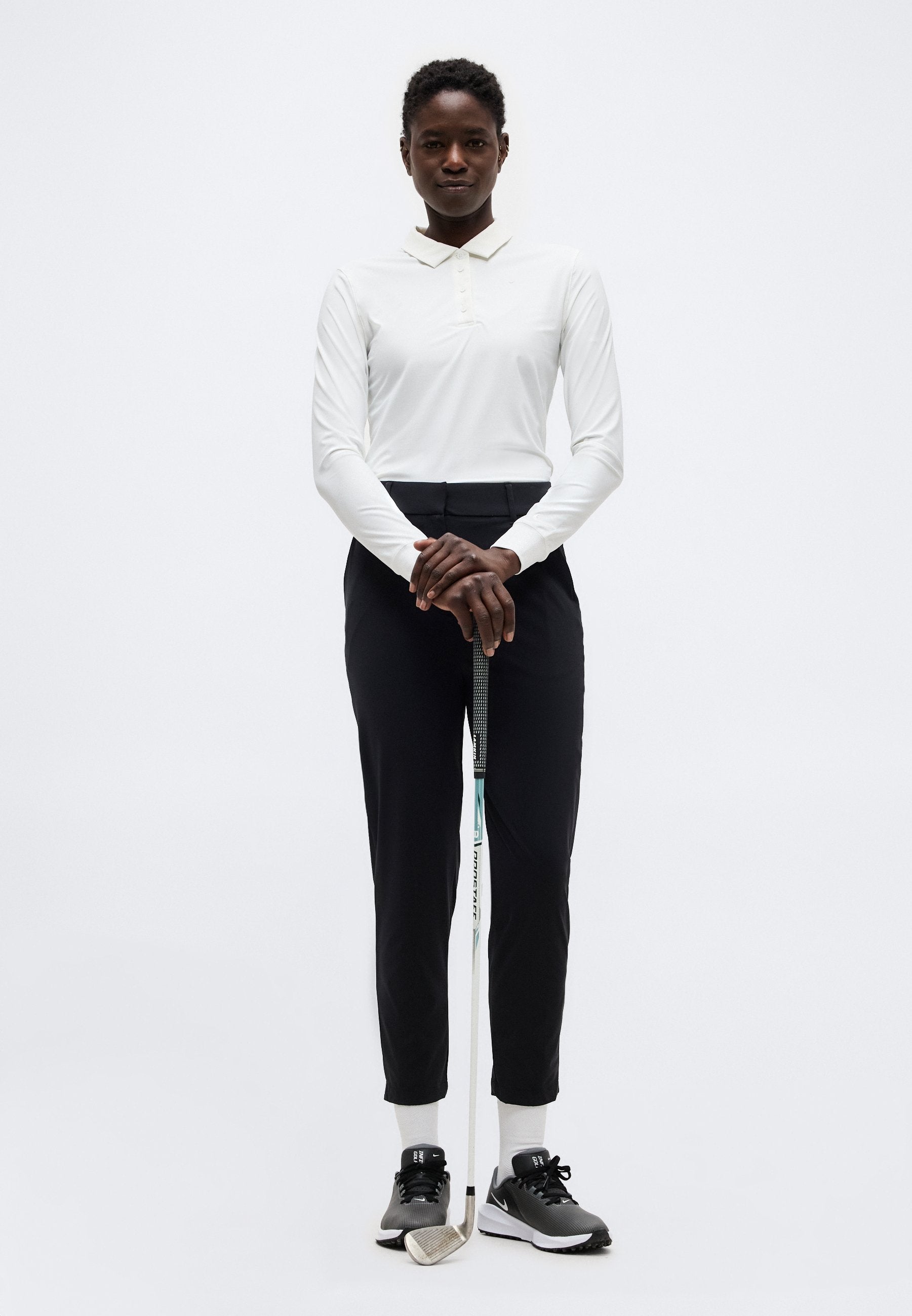 VICTORY LS POLO - Polo shirt - white