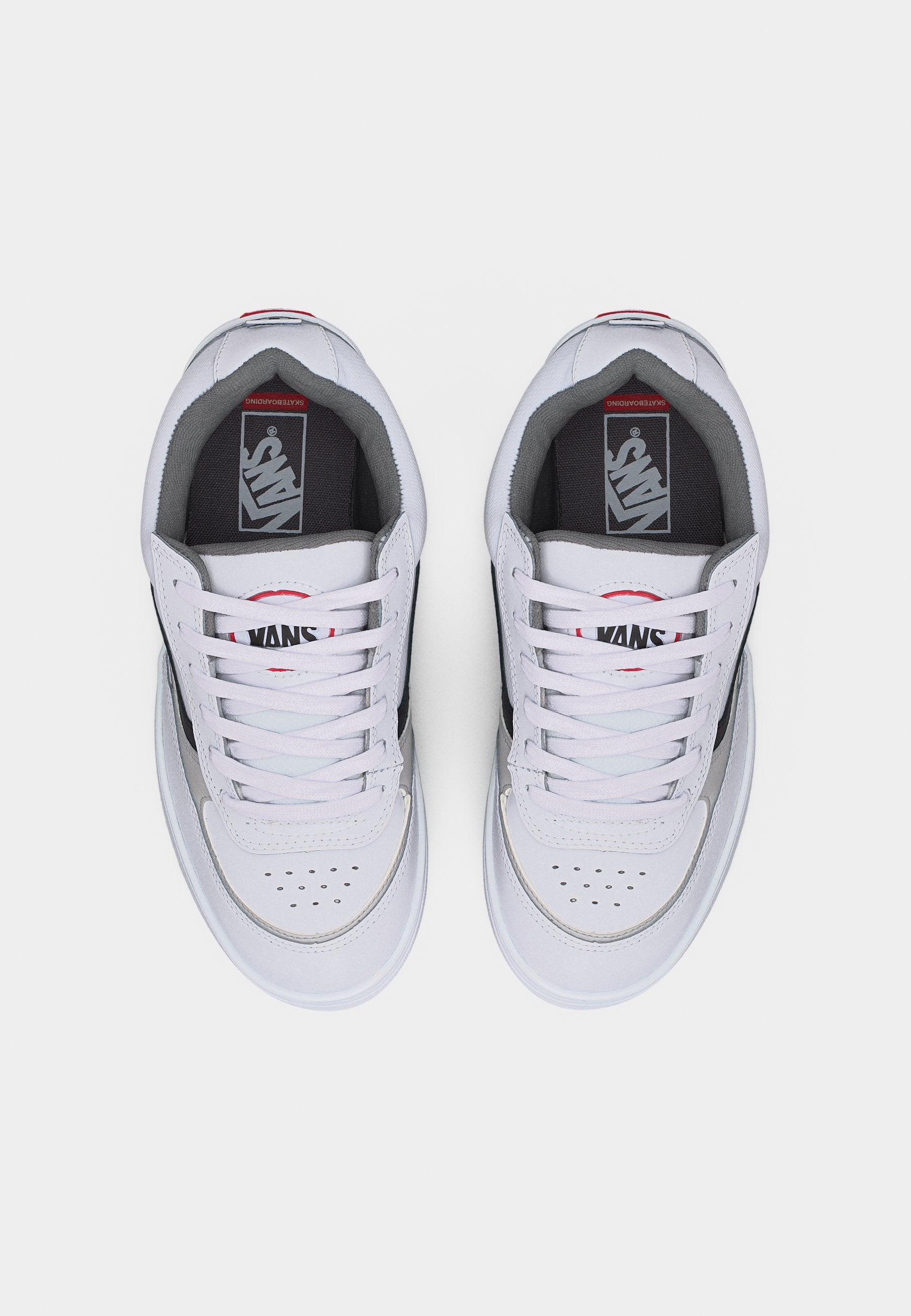 ESTAZZO UNISEX - Skate shoes - white/grey/black