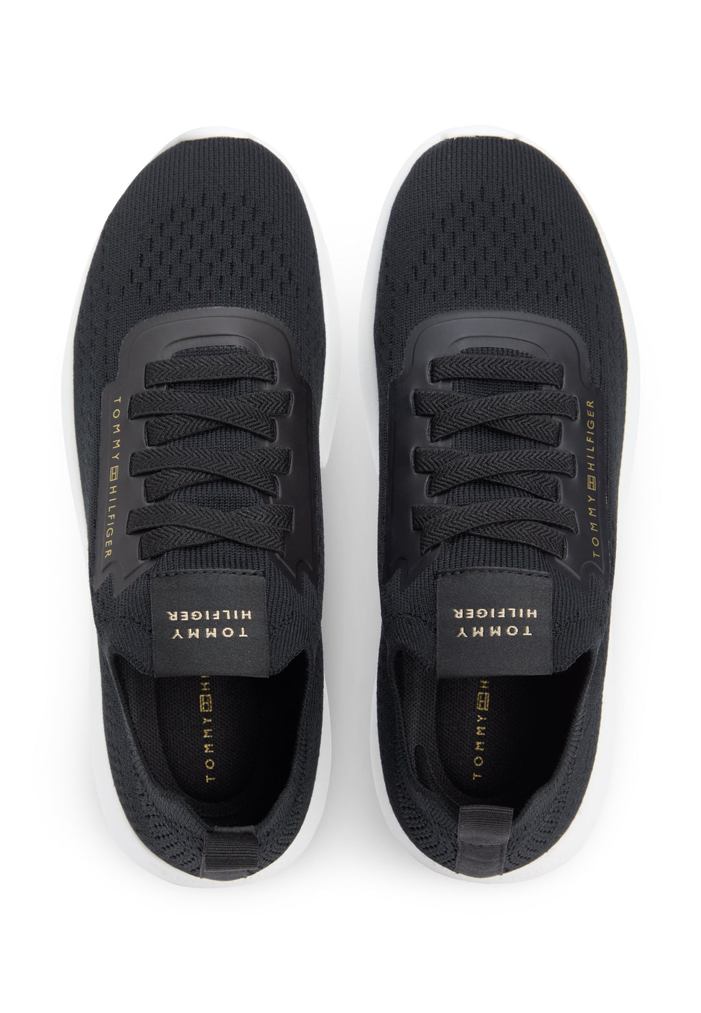 KNIT LIGHTWEIGHT MONO-SOCK SLIP-ON TRAINERS - Trainers - black