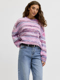 JXSIMONE RAS DU COU - Pull - purple rose/multicolore