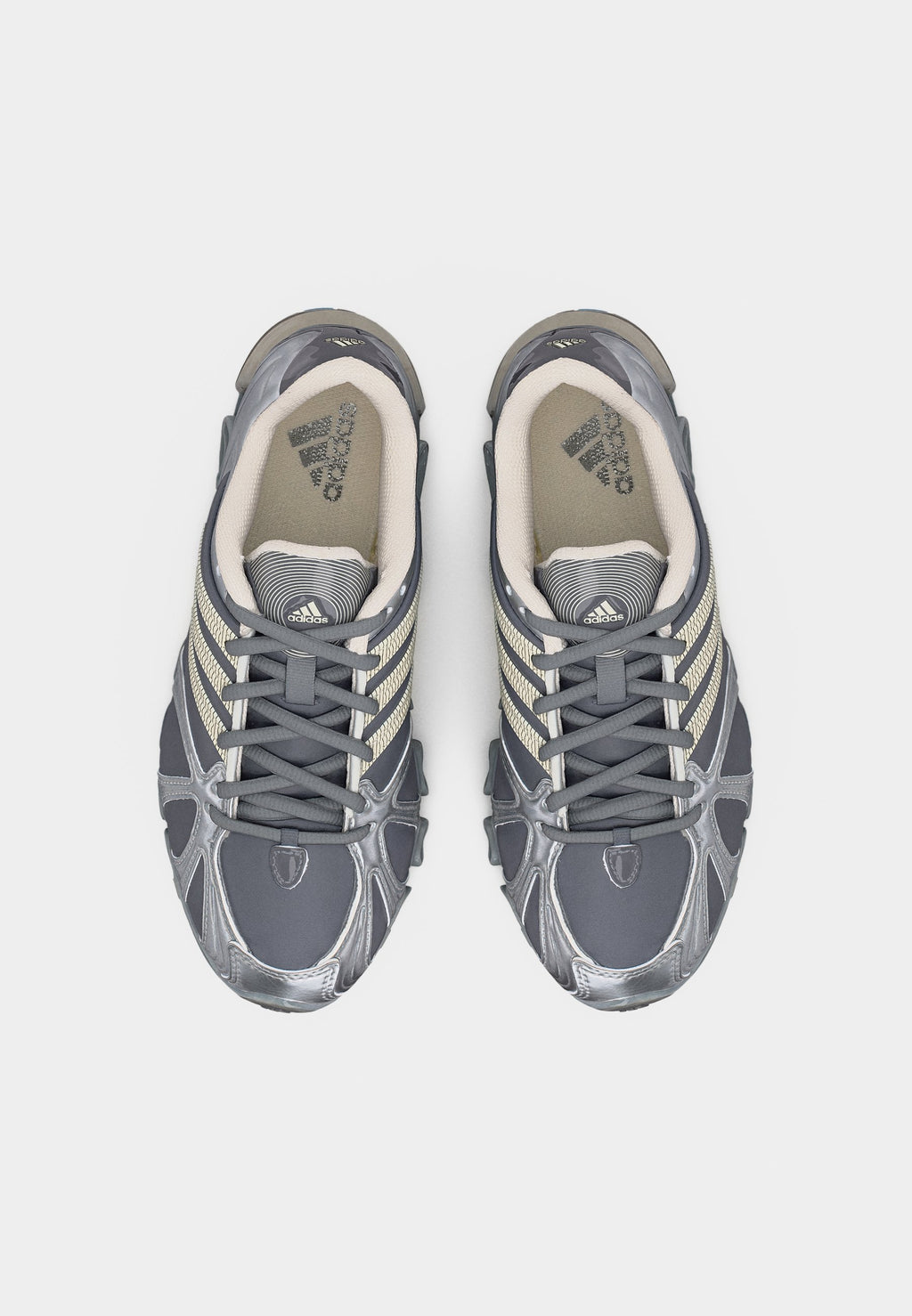 MEGA GHOSTRIDE W - Trainers - grey three/core white/silver-coloured metallic