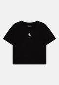 LOGO BOXY - Print T-shirt - black
