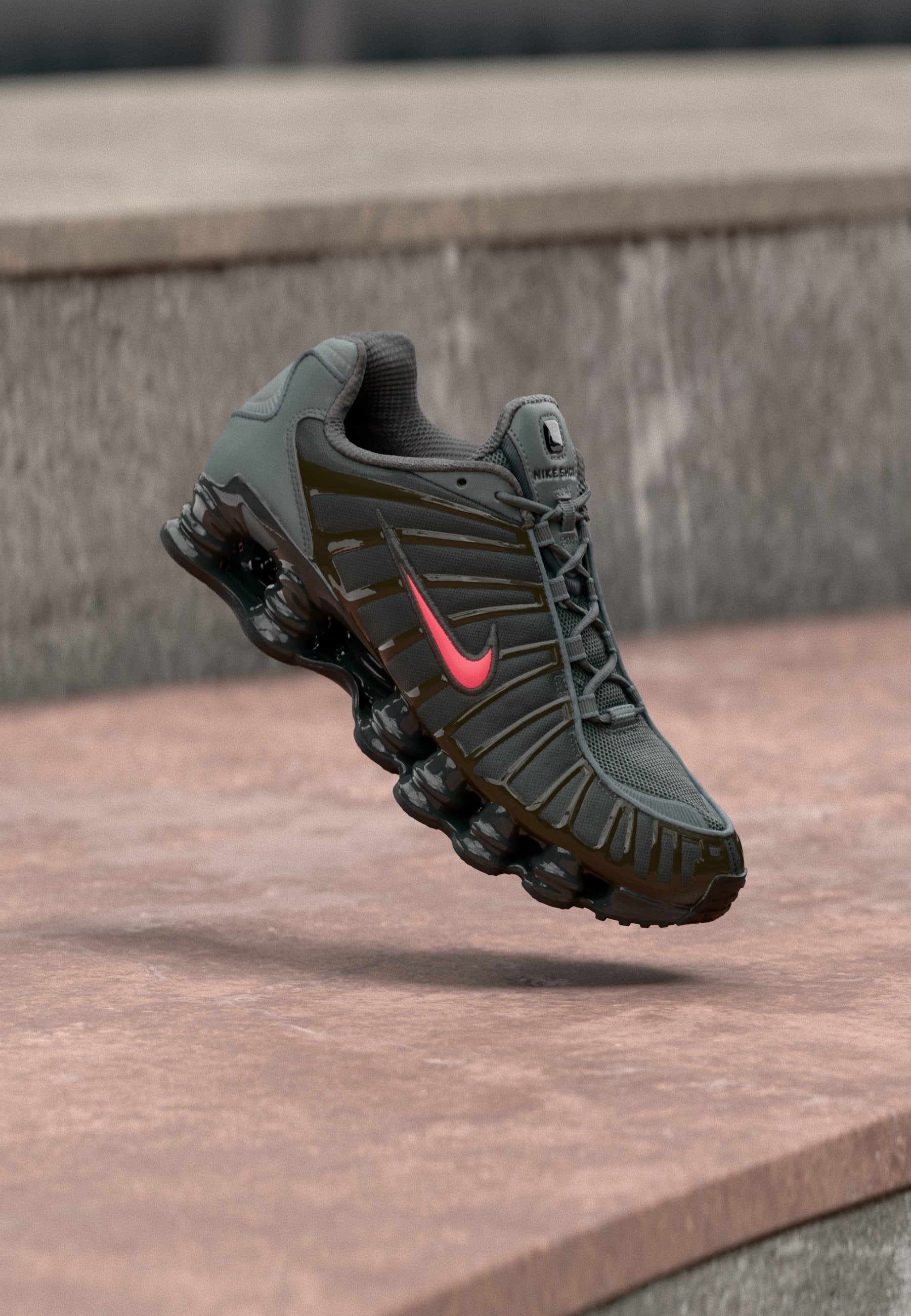 أحذية SHOX TL SE TECH - رمادي دخاني/قرمزي ساطع/رمادي متوسط/أنثراسايت/أسود