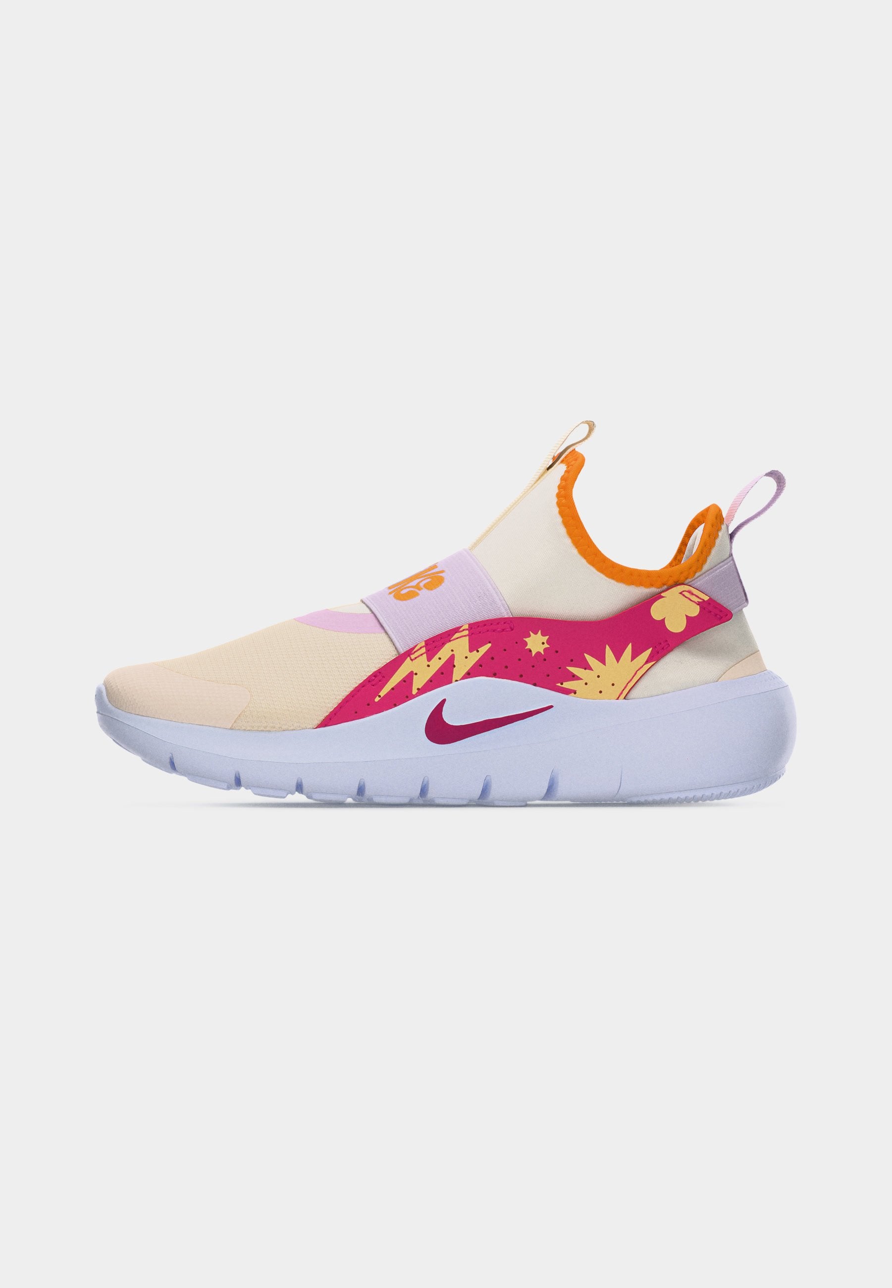FLEX RUNNER 4 SE UNISEX - أحذية جري على الطرق - طباشيري/وردي صحراوي/ساعة شمسية/برتقالي/بنفسجي مبيض/أبيض