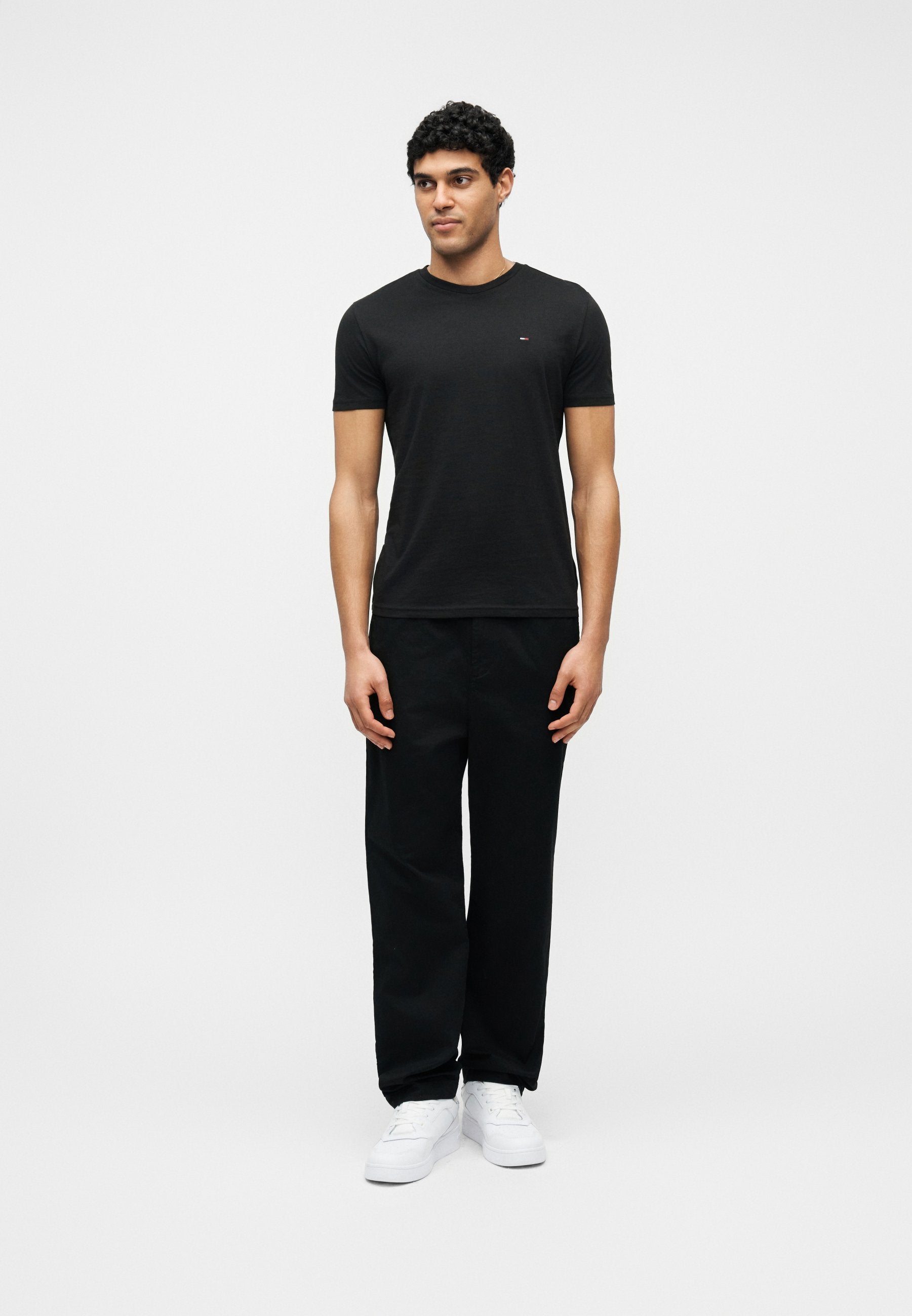 SLIM TEE  - Basic T-shirt - black