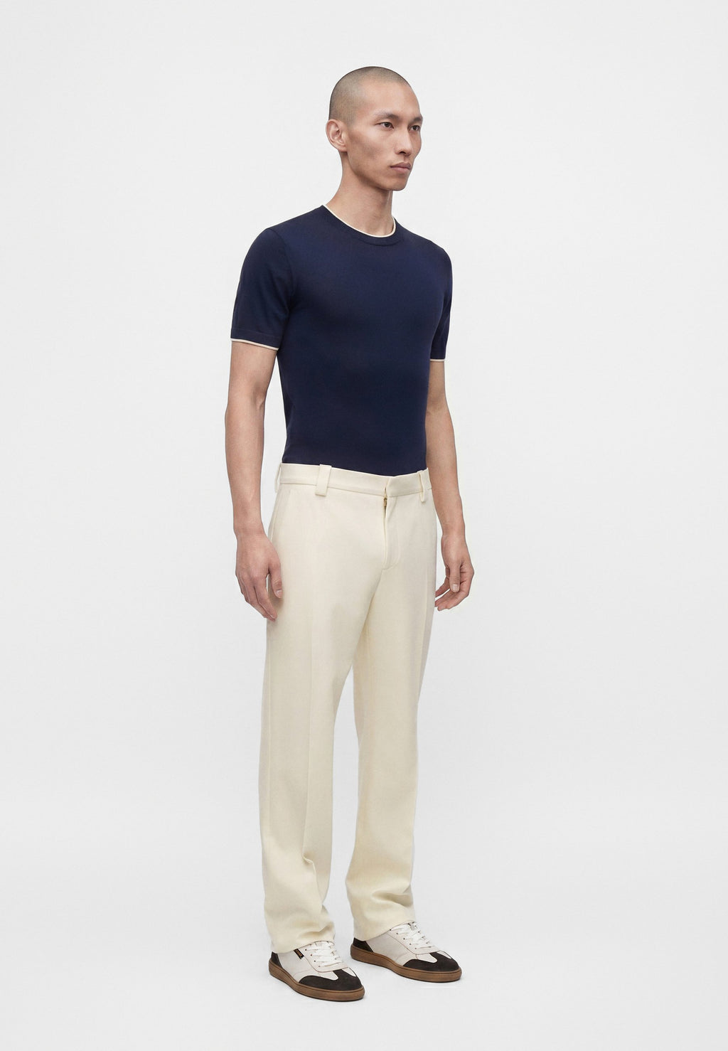FORMAL PANT RESPONSIBLE  - Trousers - white