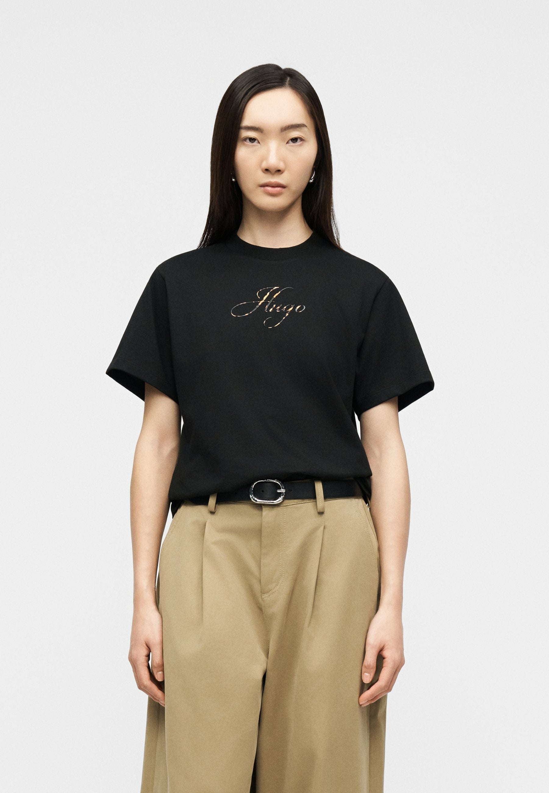 VINTAGE TEE - Print T-shirt - black
