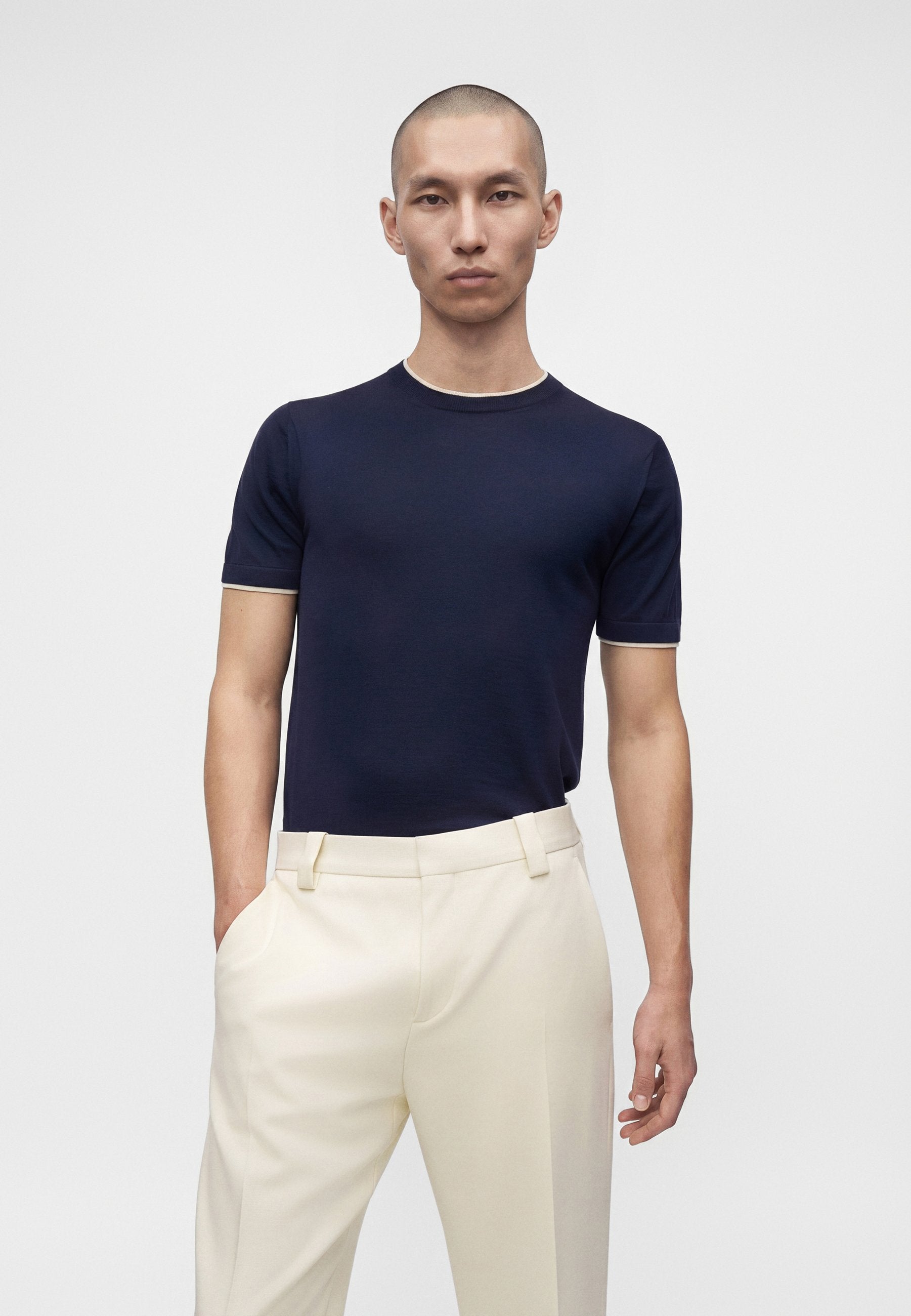 FORMAL PANT RESPONSIBLE  - Trousers - white
