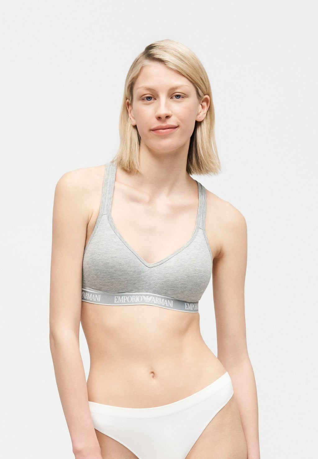 PADDED BRA - Bustier - light grey melange