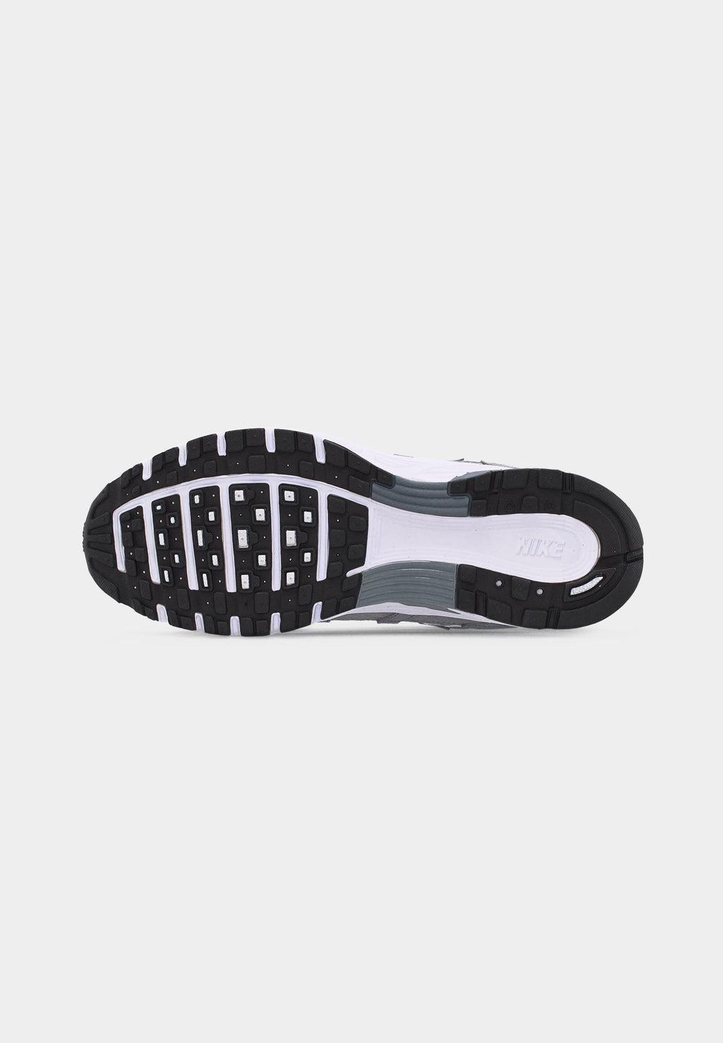 P 6000 UNISEX - Trainers - white/black/metallic cool grey/cool grey