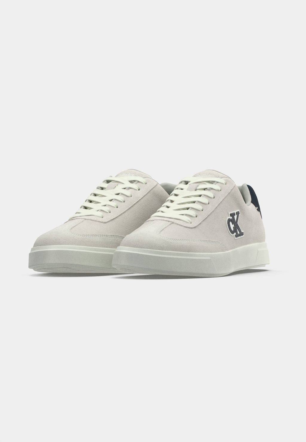 Trainers - off white/navy