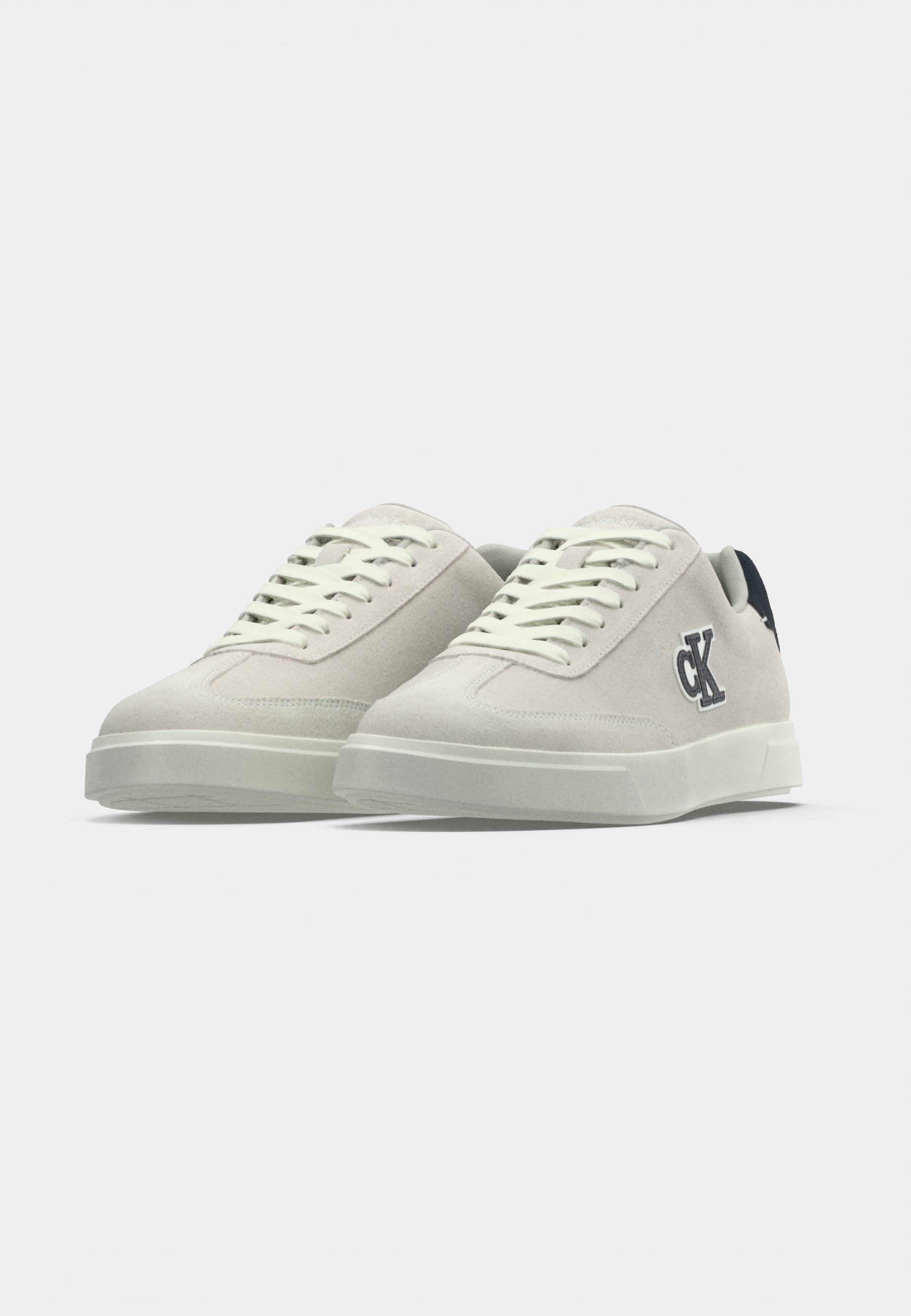 Trainers - off white/navy