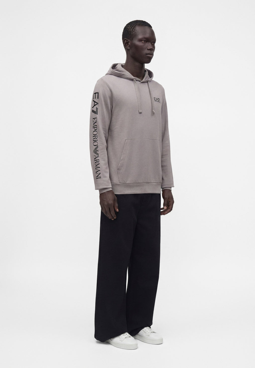 TRAIN SERIES HOODIE EXTENDED LOGO  - Hoodie - cloudburst