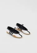 TAEKWONDO MEI BALLERINA - Ankle strap ballet pumps - cloud white/core black/gum
