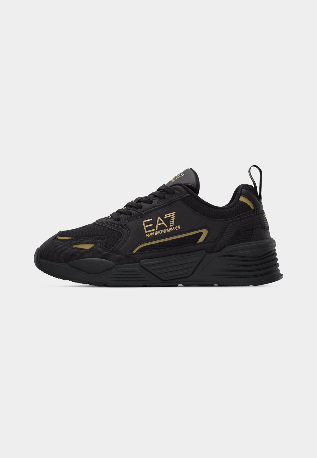 ACE RUNNER NEW UNISEX - Trainers - triple black/gold-coloured