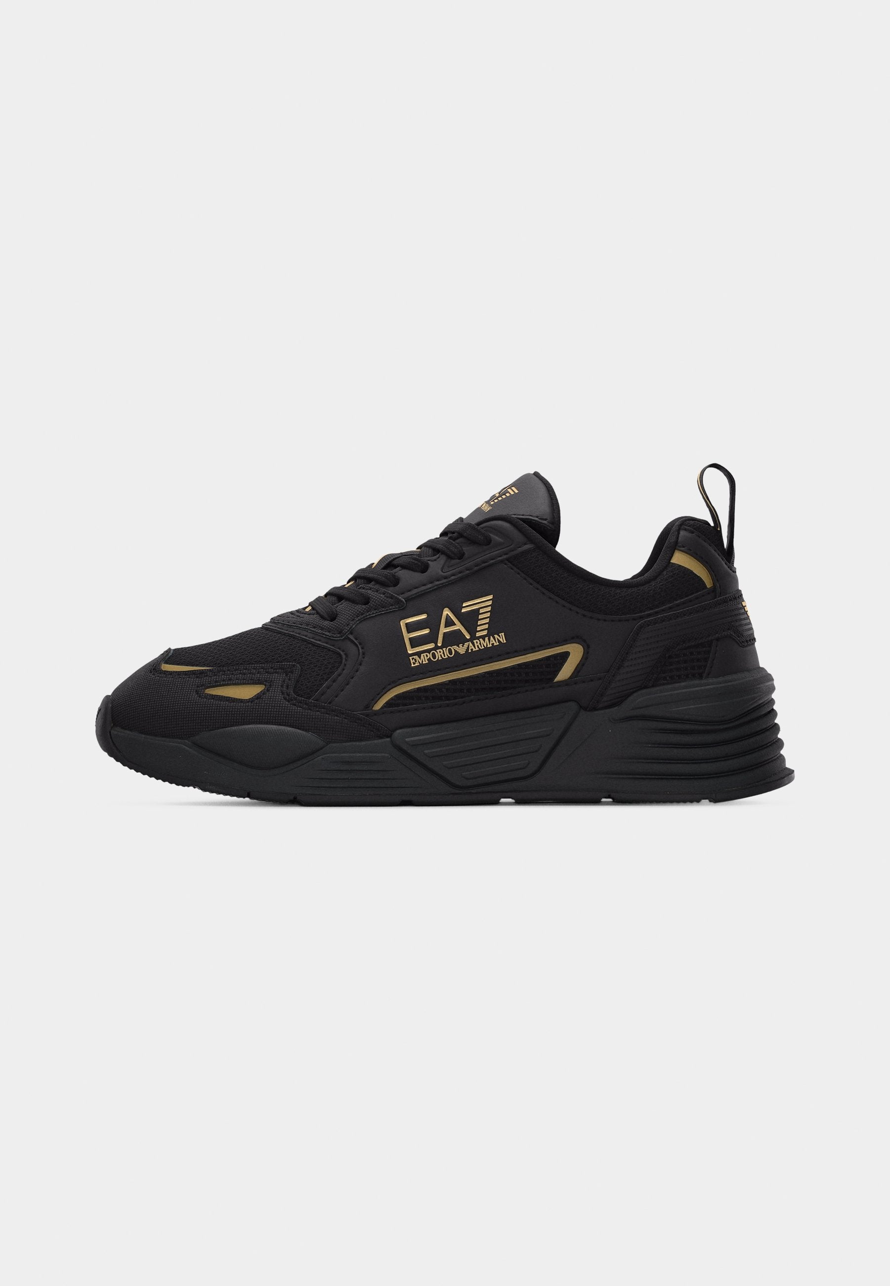 ACE RUNNER NEW UNISEX - Trainers - triple black/gold-coloured