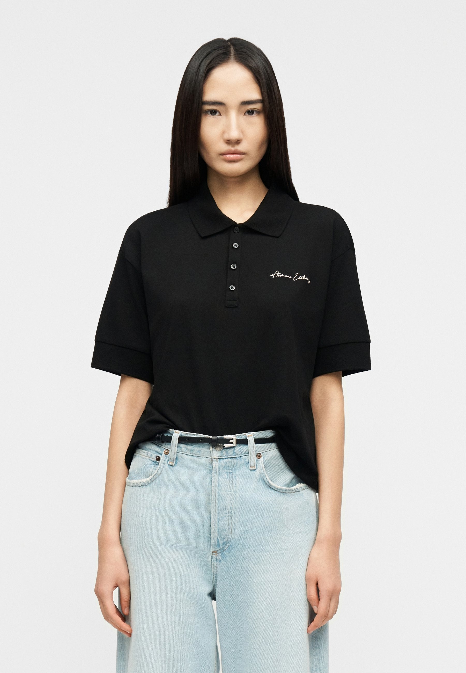 Polo shirt - black/gold-coloured
