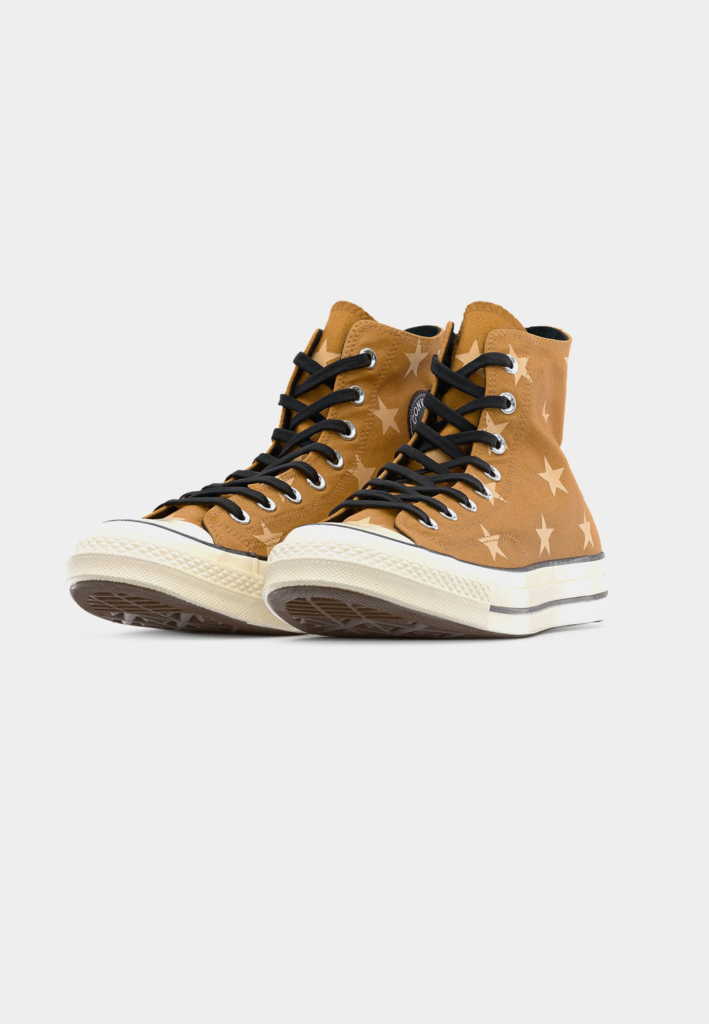 CHUCK 70 STARS UNISEX - Yüksek bilekli spor ayakkabı - bal rengi/saman rengi/akbalıkçıl beyazı