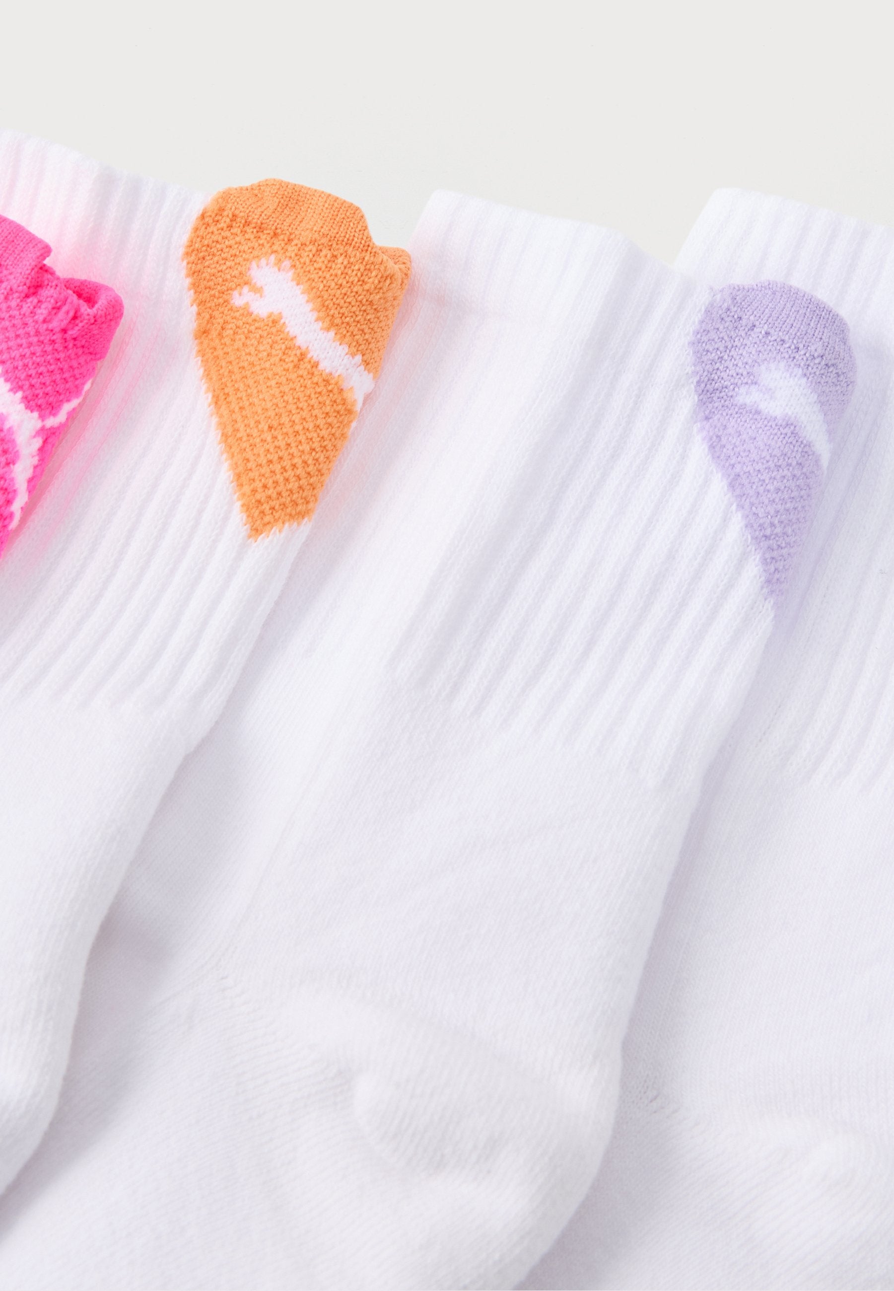 HEART LOGO SHORT CREW 4 PACK  - Socks - pink/orange/purple/mint