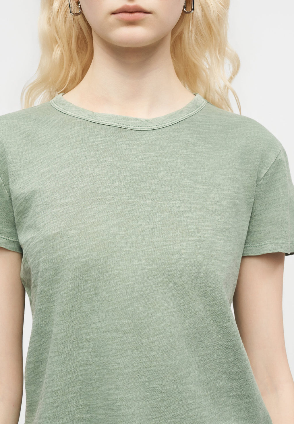 TEE - Basic T-shirt - sage