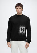 REG LOGO SWEAT - Sweatshirt - black