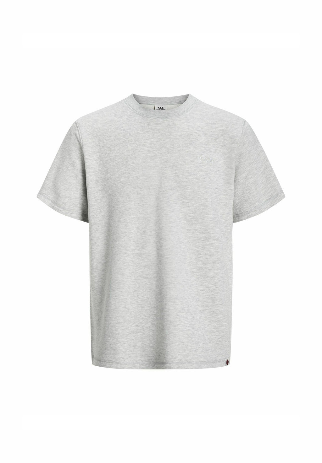 T-SHIRT RDD GEDRUCKT RUNDHALS T-SHIRT - Basic T-shirt - light grey melange