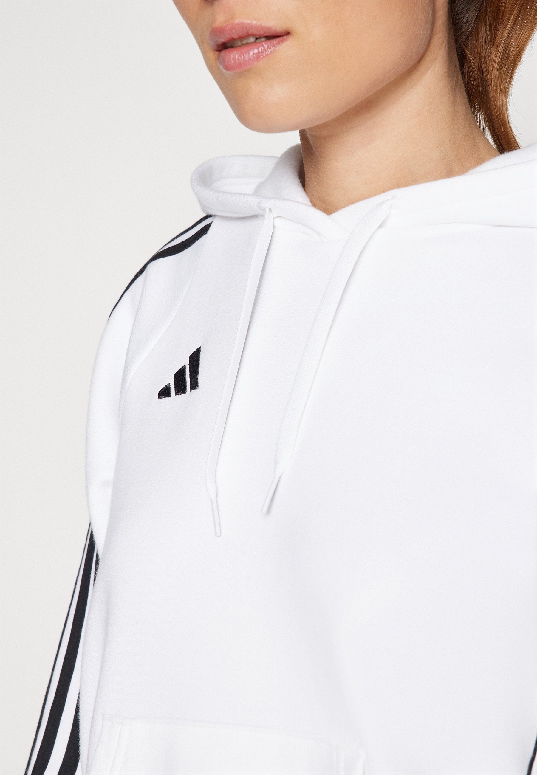 TIRO24 SWEAT HOODIE - Hoodie - white/black