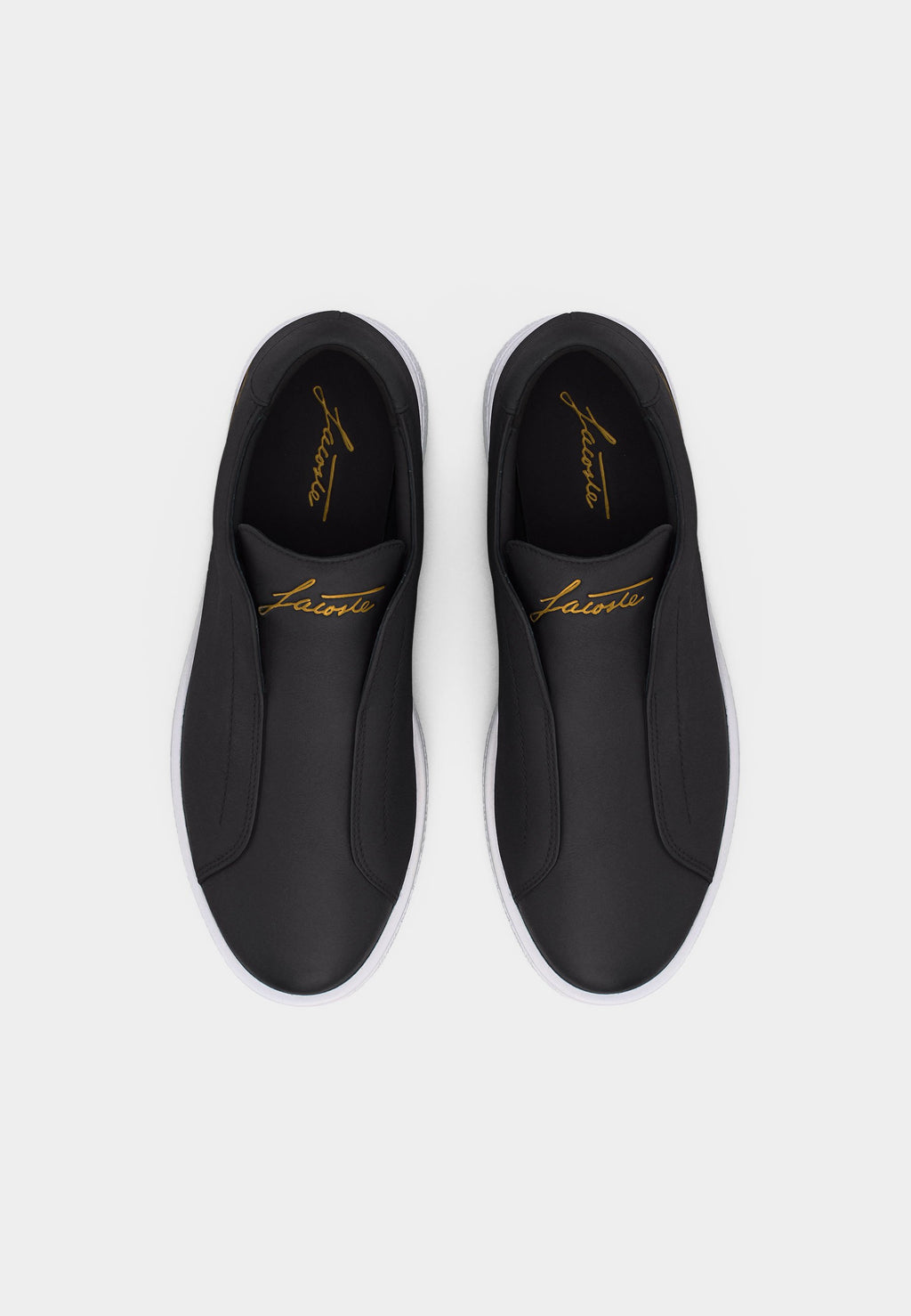 LINECOURT S 1261 SMA - Slip-ons - black/white