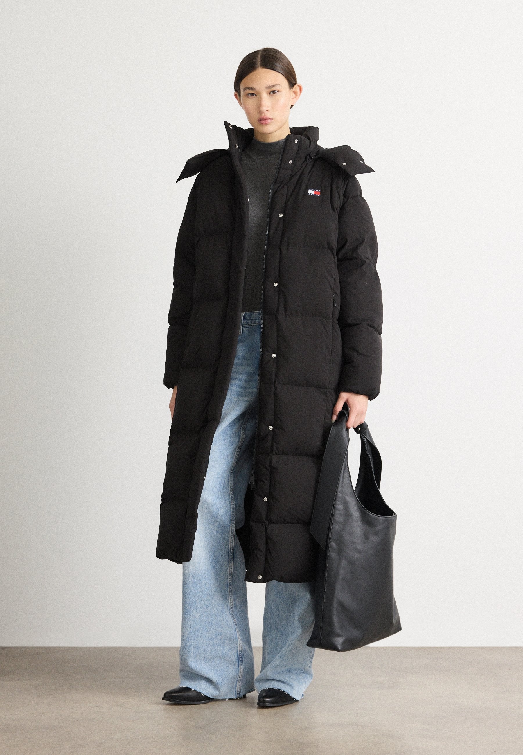 ALASKA GRID   - Down coat - black